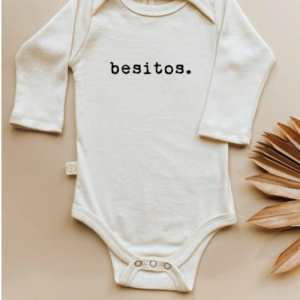 Organic Cotton Long Sleeve Bodysuit - Besitos