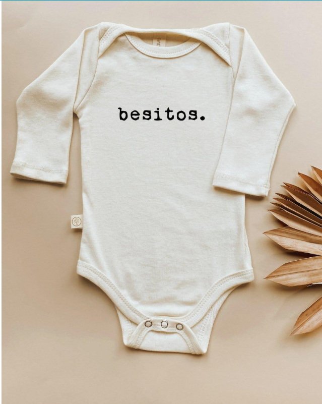 Organic Cotton Long Sleeve Bodysuit - Besitos