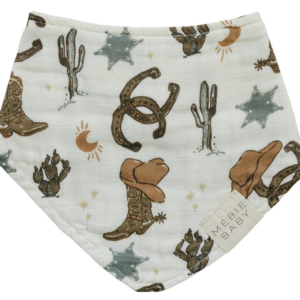 Outlaw Cowboy Classic Muslin Bib